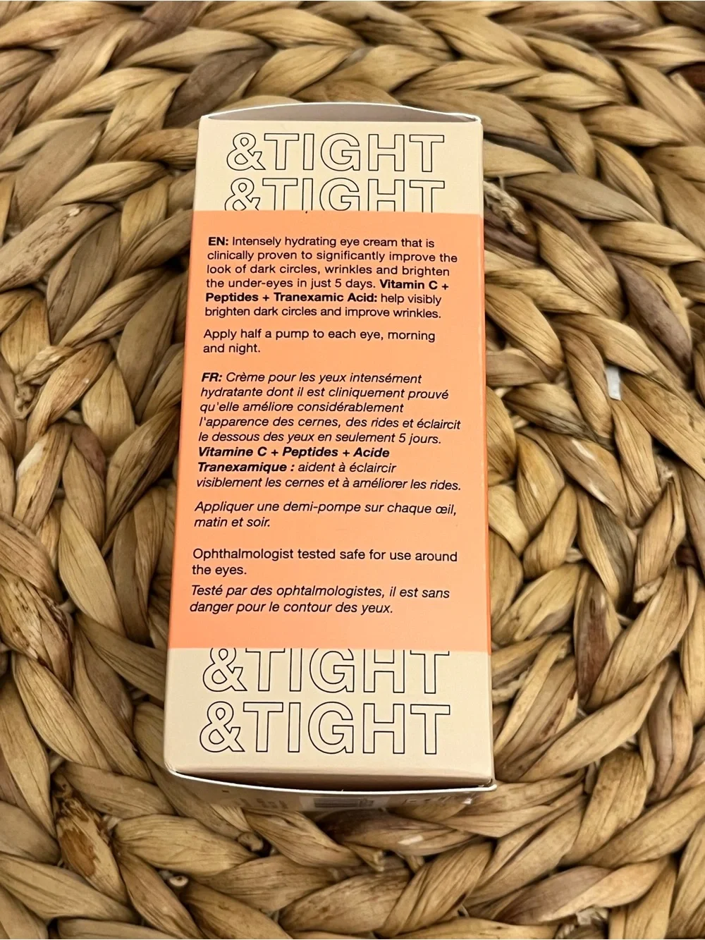 Inn Beauty Bright & Tight Brightening Eye Cream NWT